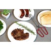 Hiash 10-Inch Heavy Duty Stainless Steel Kitchen Tongs - Non-Slip