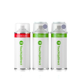 TouchUpDirect R7/M7494A Glacier Gray Metallic Tricoat Compatible with Ford Exact Match Touch Up Paint Aerosol - Essential Kit