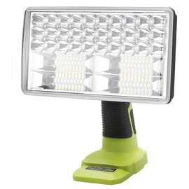 Work Light for Ryobi 18V Battery,3300LM Led Work Light Rechargeable Jobsite Light Multifunction Flashlight,USB Port,for Car Repair Hiking Camp Garage