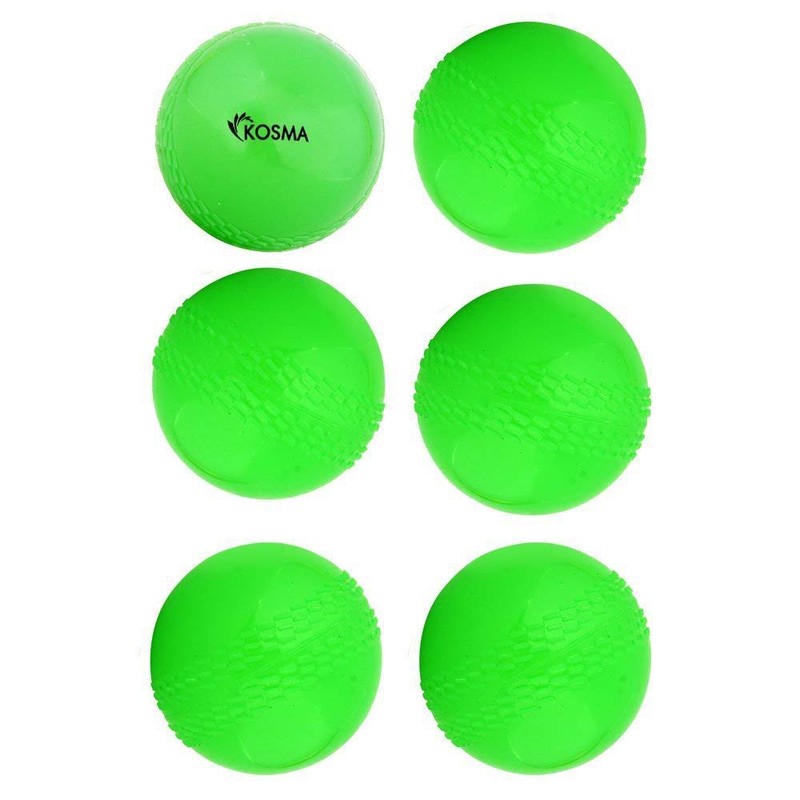 Kosma Pack of 6 Windball Cricket Ball |Indoor & Outdoor