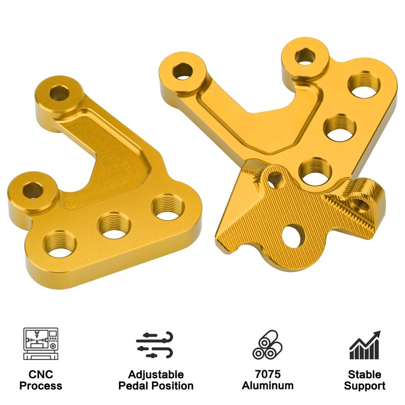 SMOTECC Surron Foot Peg Brackets, Electric Bike CNC Motorcycle FootPeg