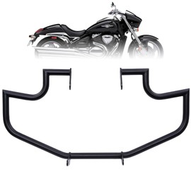 Kinglemc Crash Bar Engine Guard Highway Bar for Suzuki VL1500 Boulevard C90 2005-2009,VL1500 Intruder 1998-2004 (Matte Black)