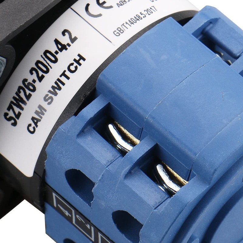 Baomain Cam Changeover Switch AC 660V 20A 8 Terminals 5