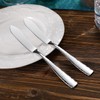 KEAWELL Premium 4-Piece 7" Louis Hammered Butter Knives, 18/10 Stainless