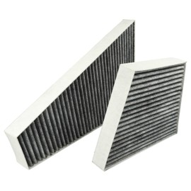 vhbw 2x Cabin Air Filter Replacement for Bosch 1 987 435 506 for Car - Activated Carbon