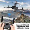 1808 Foldable Black WiFi FPV 1080P Camera Optical Flow Positioning
