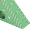 3in Right Angle Measure Ruler Thick Aluminum Alloy 45 Degree