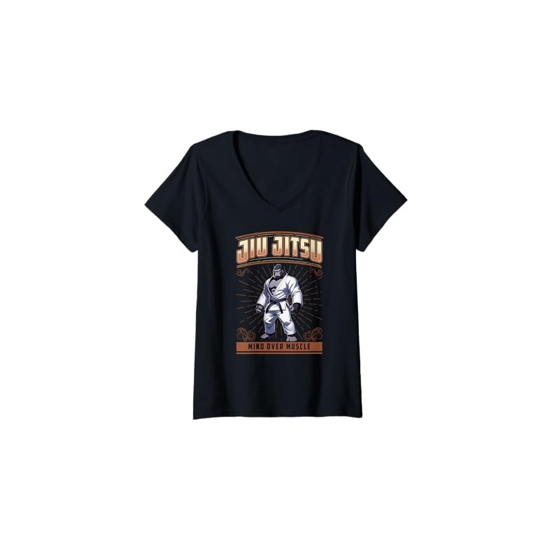 Women's Jiu Jitsu Mind Over Muscle - Grappling BJJ Gorilla