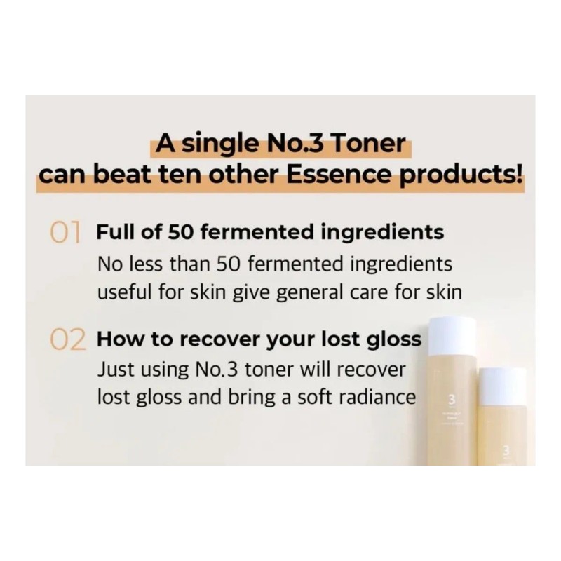 Tnico Numbuzin No.3 Super Glowing Essence, 200 Ml, Para Tod