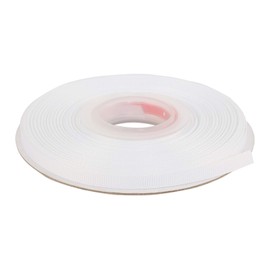 Ribbonitlux 1/4" wide Solid Grosgrain Ribbon 25 Yards (029-White）, Set For Gift Wrapping, Party Decor, Sewing Applications, Wedding and Craft
