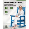 SUUNYN Outdoor Rocking Chair, High Back Porch Rocker Chair, All