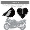 PSLER Motorcycle Windscreen Windshield Double Bubble Flyscreen Wind Screen Deflector