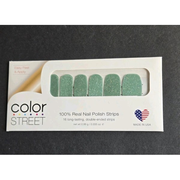 COLOR STREET "MINT TO BE" REAL POLISH NAIL STRIPS NEW