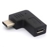 Right Angle USB C Male to Micro USB Female OTG