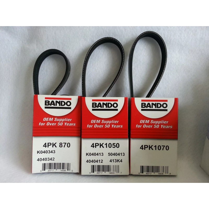 BANDO 1997-2001 for Honda CRV 3 BANDO Belt Set ALT-AC-PWR