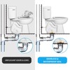 Toilet Wax Ring Replacement Kit, Wax Ring for Toilet Base