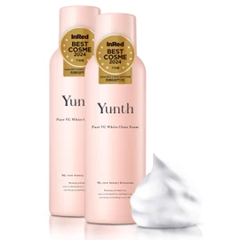 Yunth Raw VC White Clear Foam 4.2 oz (120 g), Set of 2 (Facial Foam/Cosmetics/Skin Care/Pores/Cosmetics/Beauty)
