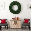 Nearly Natural 48in. Large Artificial Christmas Wreath with 714 Bendable