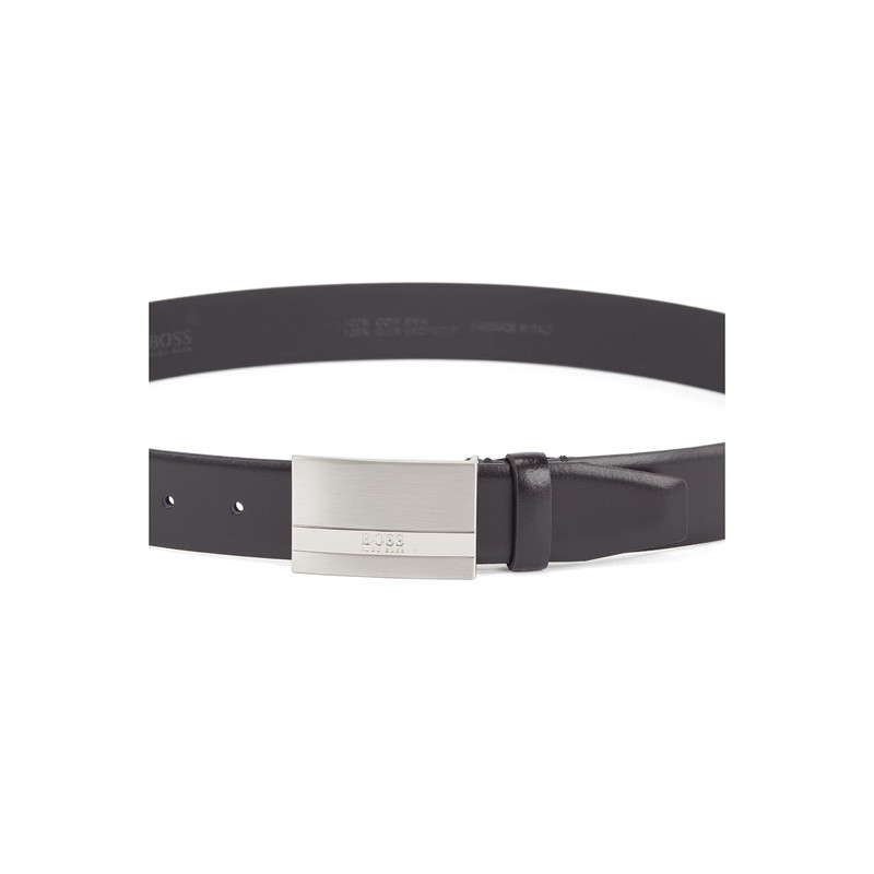 BOSS Herren Baxton G rtel, Schwarz, 80 EU