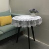 Hetao 100% Cotton Handmade Crochet Round Tablecloth Doilies Lace Table