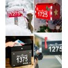 Mailbox Numbers, Reflective Mailbox Numbers for Outside (6 Sets), Waterproof