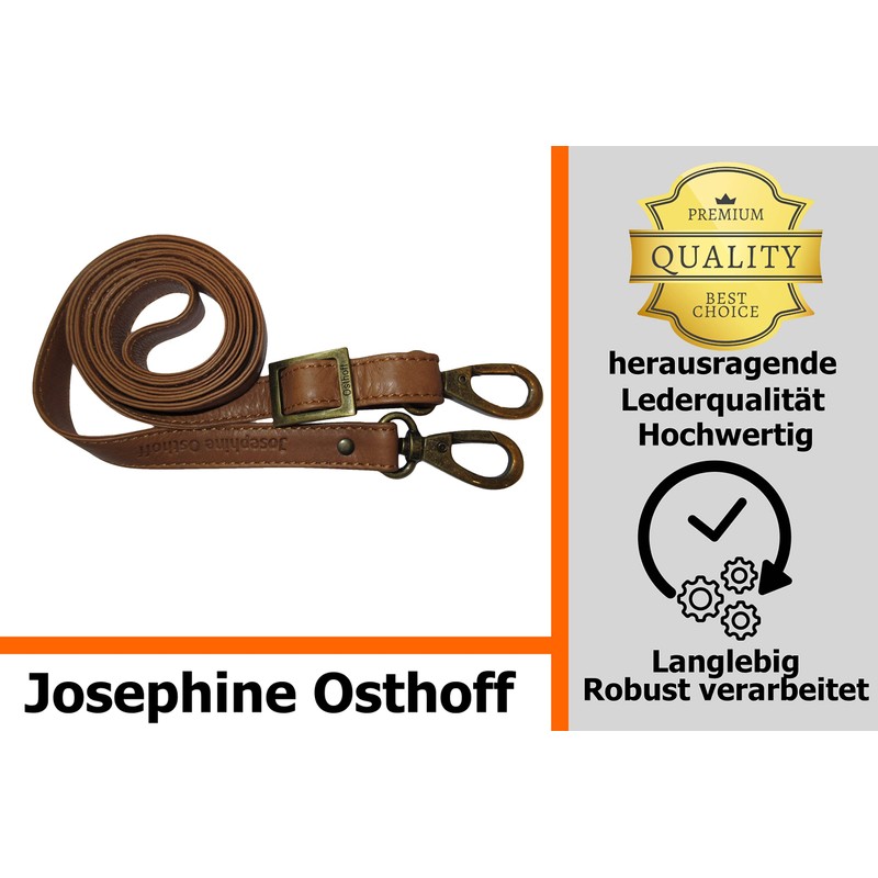 Josephine Osthoff Handtaschen-Manufaktur 2 cm Leather Shoulder Strap, Genuine Leather