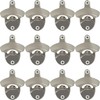 HAIICEN 12 Packs Stainless Wall Mount Beer Bottle Opener Bulk,