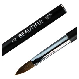 Pincel Beautiful #12 Kolinsky Para Uñas Acrílicas Acry Love