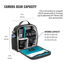 Tenba BYOB 9 Slim Backpack Insert Black, Black (Black), 20 centimeters, Bag Organizer