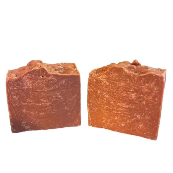 Moroccan Nights, a handmade artisan soap that contains Moroccan red