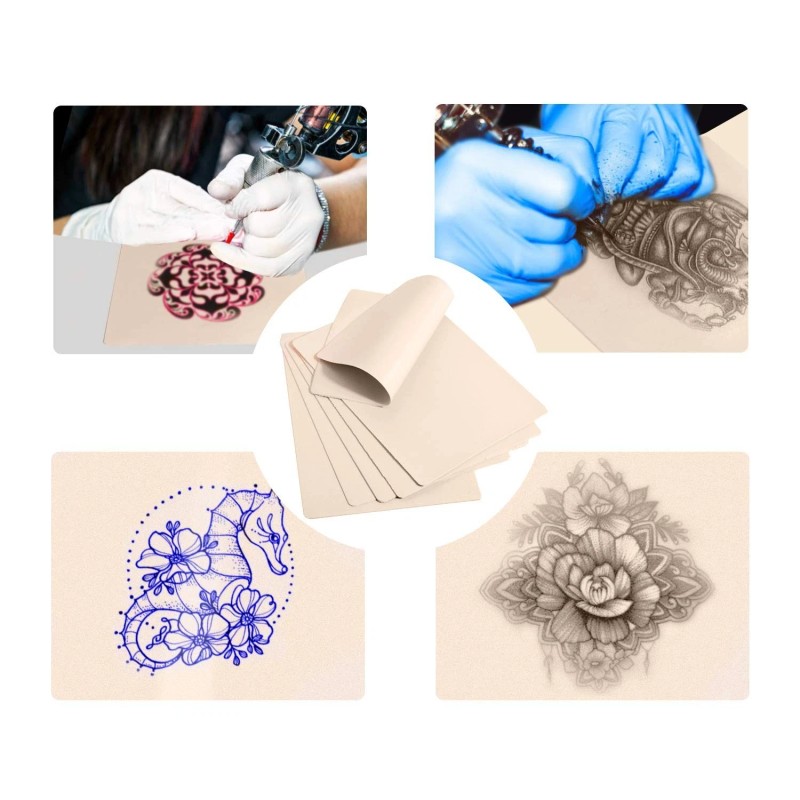 CHIITEK 15 PCS Blank Tattoo Practice Skins,Microbla