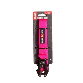 Boss Dog Tactical Leash (Hot Pink, 4 Foot, 1.25" Wide)