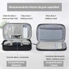 Organizador de Cables Portátil 2 Piezas, Estuche de Viaje Impermeable