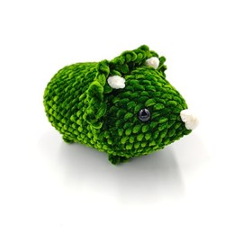 CHEZBABY Crochet Stuffed Animal Toys Soft Valentine’s Day Birthday for Women Men Toddler Kids (Triceratops, Large)