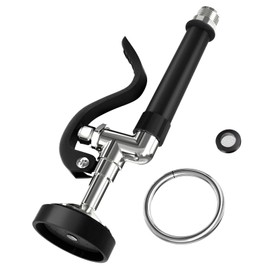 Dishwash Pre Rinse Sprayer for Kitchen: BESTJEEF Commercial Sink Faucet Spray Valve Head Replacement - High Pressure Pre-Rinse Sprayer Assembly for Restaurant Cleaning