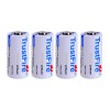 TrustFire 4pc TrustFire CR123A Lithium Batteries 3V Battery 1400mAh Cell