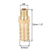 sourcing map 2 Pieces Brass Fitting Connector M8-1 mm Pitch