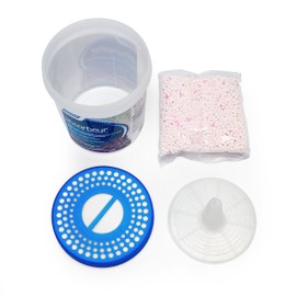 Camco Dehumidifier Moisture Absorber - Absorbs Up to 3x Its Weight in Water, Reduces Moisture and Humidity in Offices, Closets, Bathrooms, Kitchens, Boats, RVs and More – Refillable (44280)