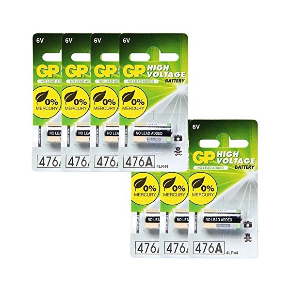 GP Alkaline Batteries 476A 4LR44 476AF-2C1 6V HIGH VOLTAGE 1PACK X 7PCS