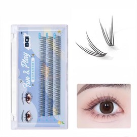 False Eyelashes, Natural, Long Lasting, Waterproof, Devil, 3 Types, Matsueku Self, Natural, Popular, DIY False Eyelashes