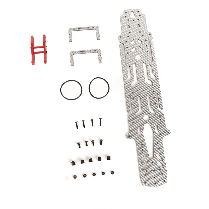 RC Car Chassis Plate Narrow Vertical High Traction Carbon Fiber