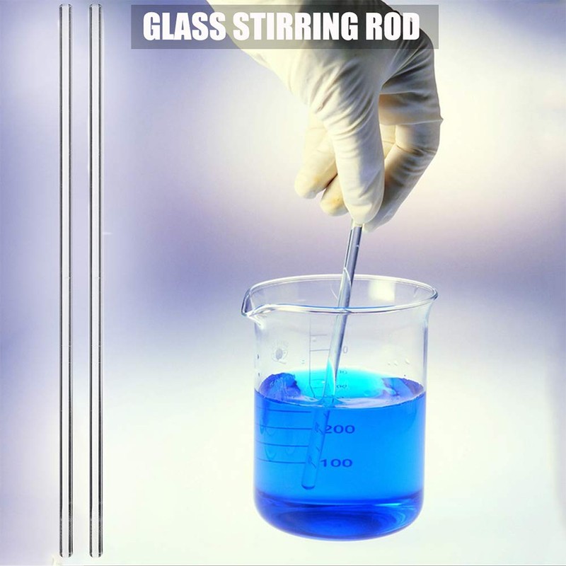 12 Inch 30cm Glass Stirring Rod 10 Pcs Lab Stirring