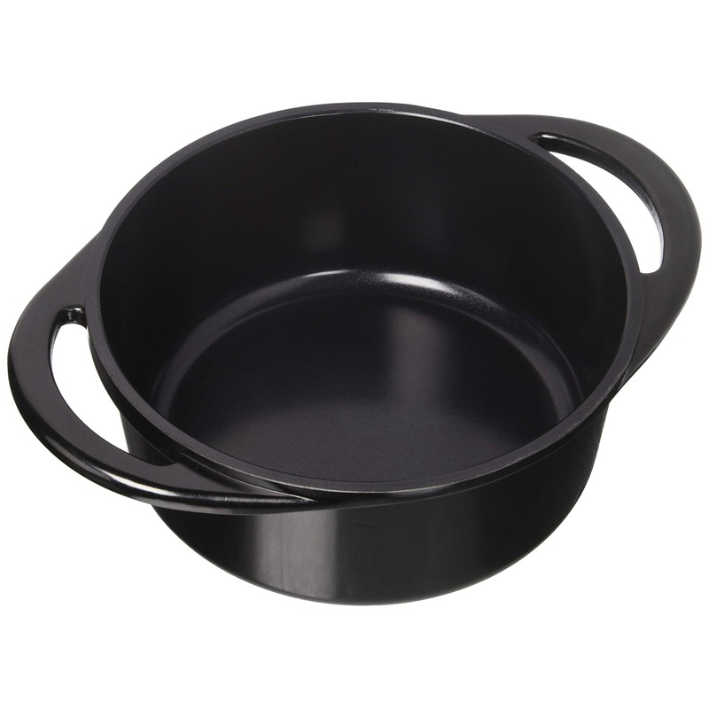 CorVex Stock Pot with Lid, Large, Black