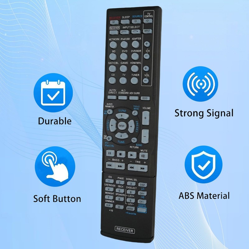 Replacement Remote Control for Pioneer VSX-532 RC929R VSX-531 HTP-074 VSX-325