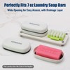 Shampoo Bar Holder Travel Case, Large Soap Holder for 5
