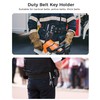 FEGVE Titanium Duty Belt Key Holder, Key Belt Clip, Carabiner