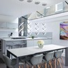 CANEOE Spiral Led Pendant Light Fixture,15W Cold White Light Modern