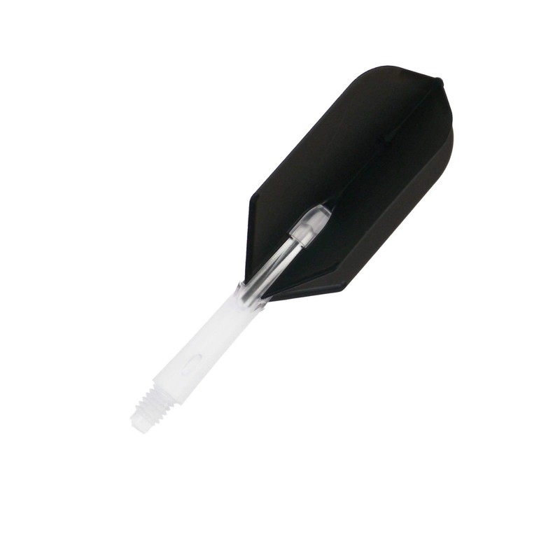 L-style l-shaft locked straight black 190 32mm