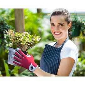 Guarded Fists Gardening Gloves, XL Size 1 Pair Garden Gloves Women, Heavy Duty Gardening Gloves, Gardening Gloves for Women Thorn proof, Gardening Work Gloves, Leather Gardening Gloves