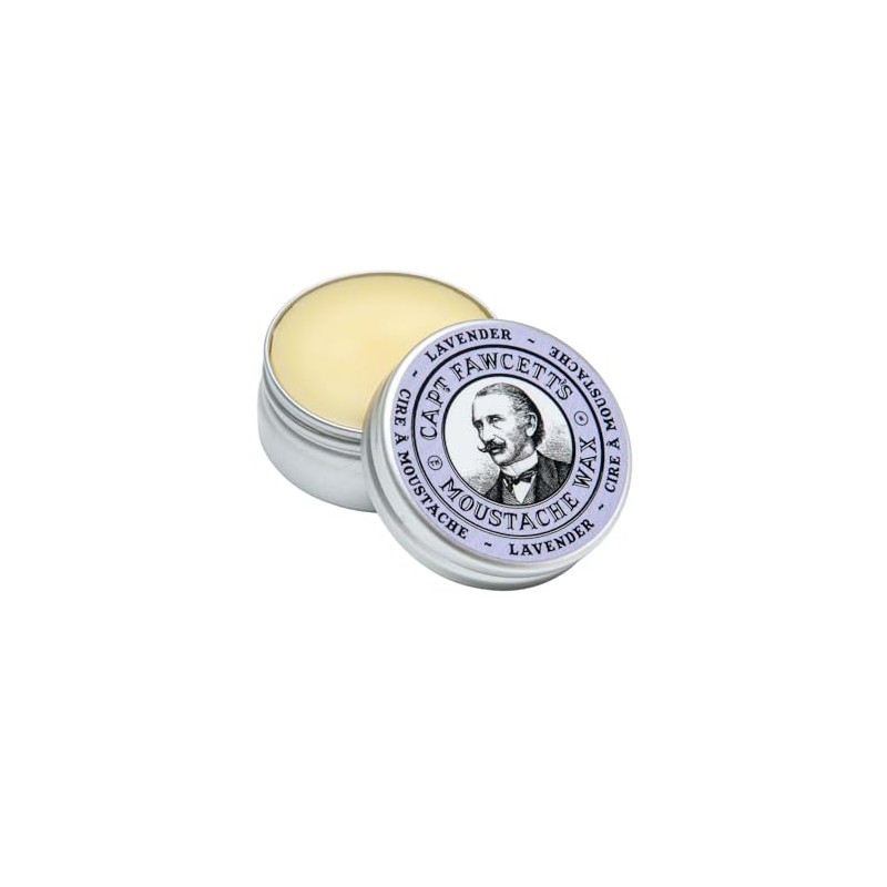Captain Fawcett Moustache Wax - 15ML, LAVENDER